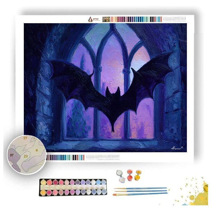 GOTHIC NOTE SHADOW - Paint by Numbers Full Kit