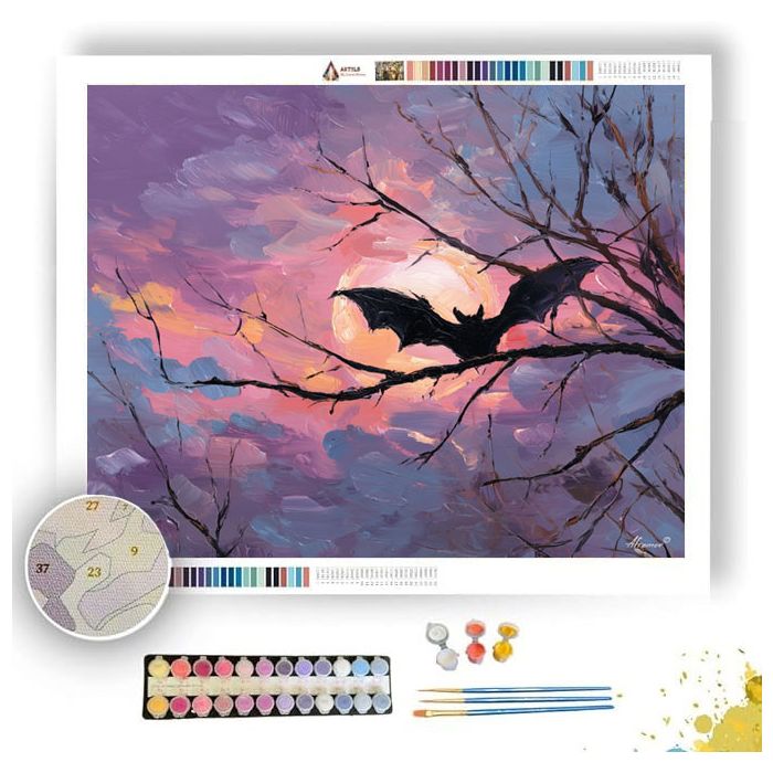 BRANCH NOTE SKY - Paint by Numbers Full Kit