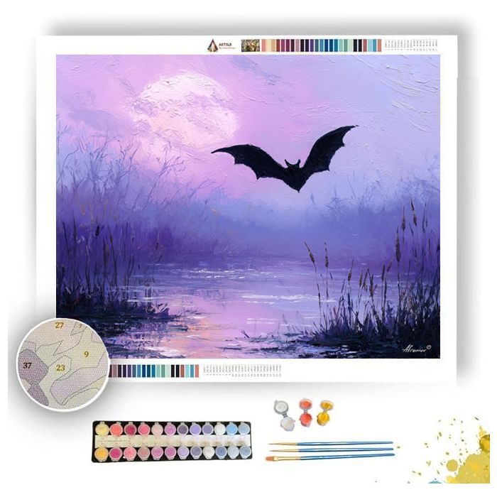 MOONLIT MARSH - Paint by Numbers Full Kit