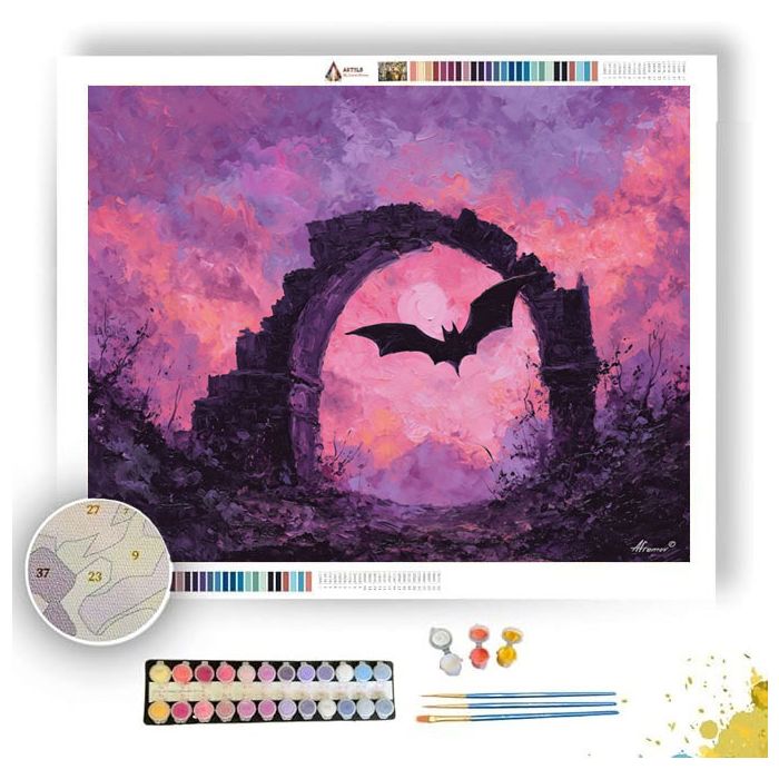 RUINED GLOW CLOUD - Paint by Numbers Full Kit