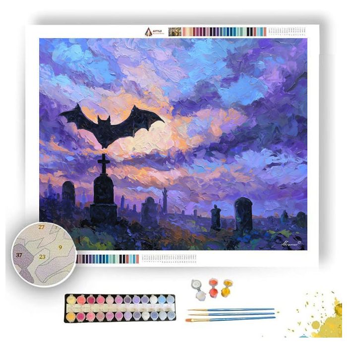 TERRACE GRAVEYARD - Paint by Numbers Full Kit