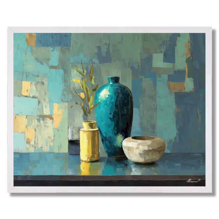 LINEN PASSAGE - FRAMED