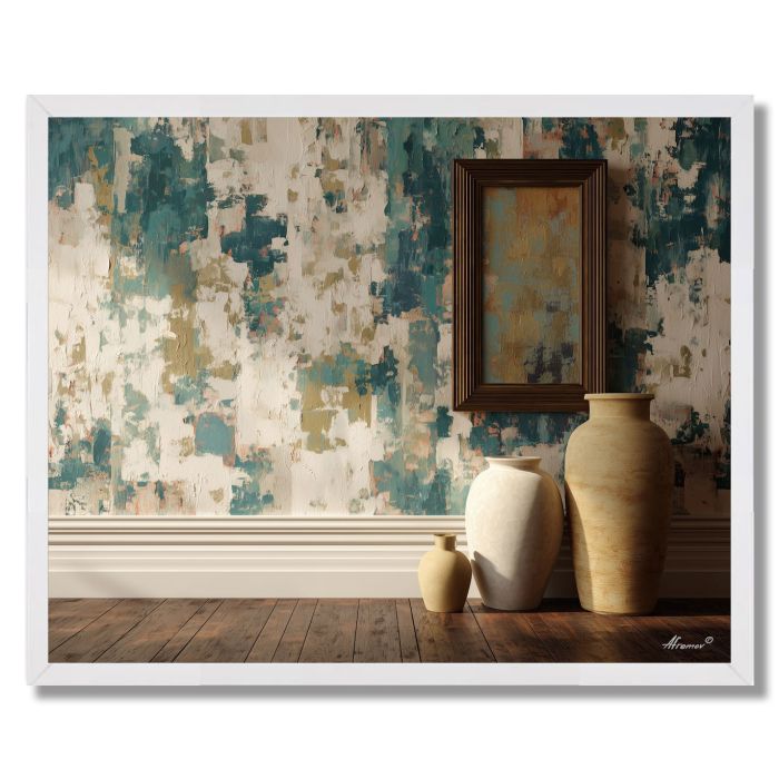 TEXTILE THRESHOLD - FRAMED