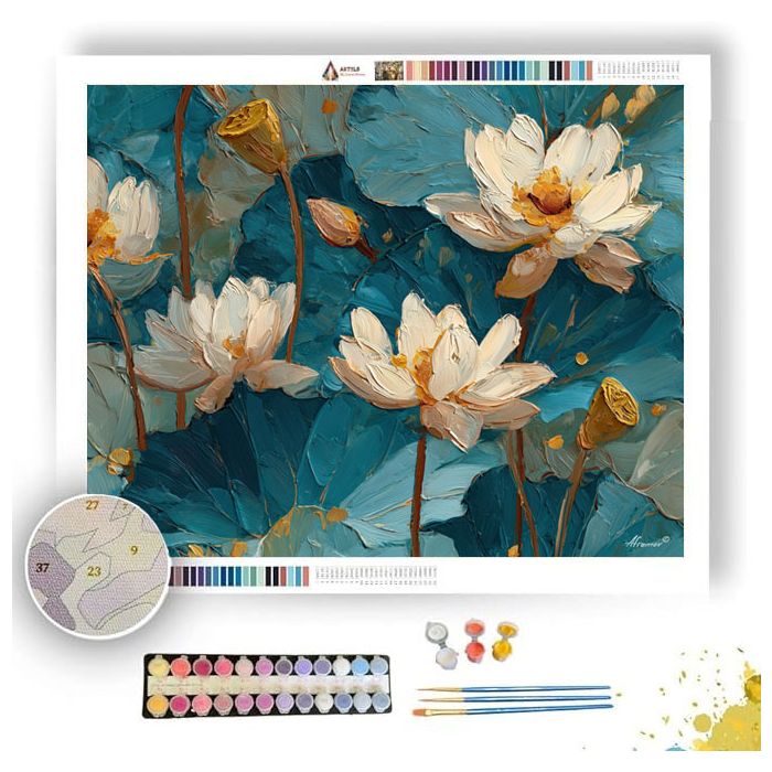 LOTUS PATH - Paint by Numbers Full Kit