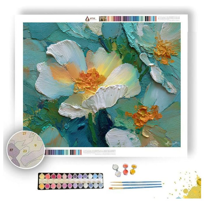 CHALK DETAIL QUIET - Paint by Numbers Full Kit