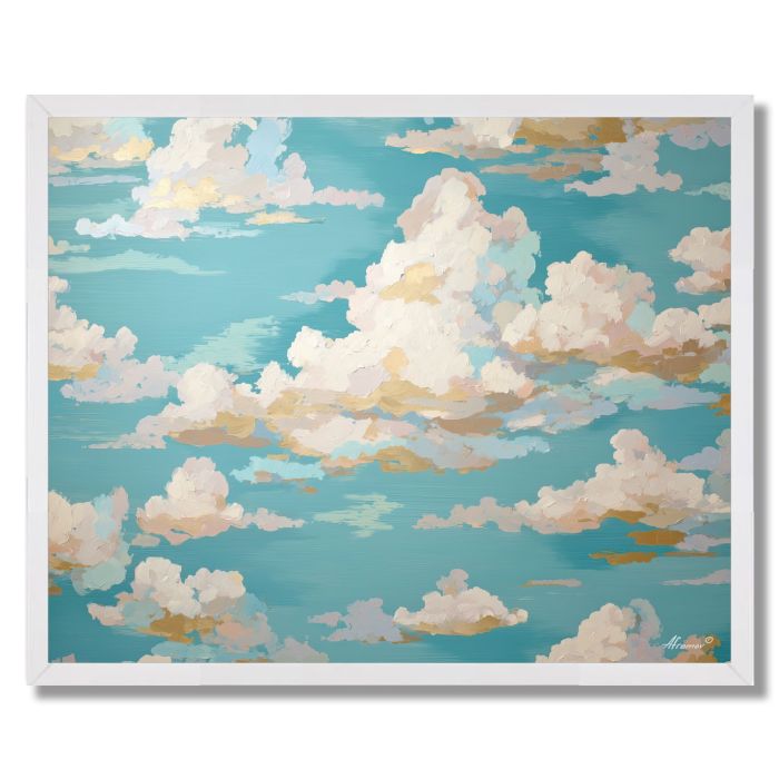 CLOUD PRINT - FRAMED