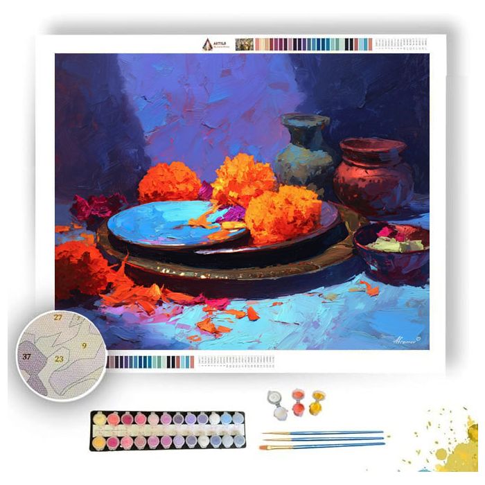 SKY PLATE - Paint by Numbers Full Kit