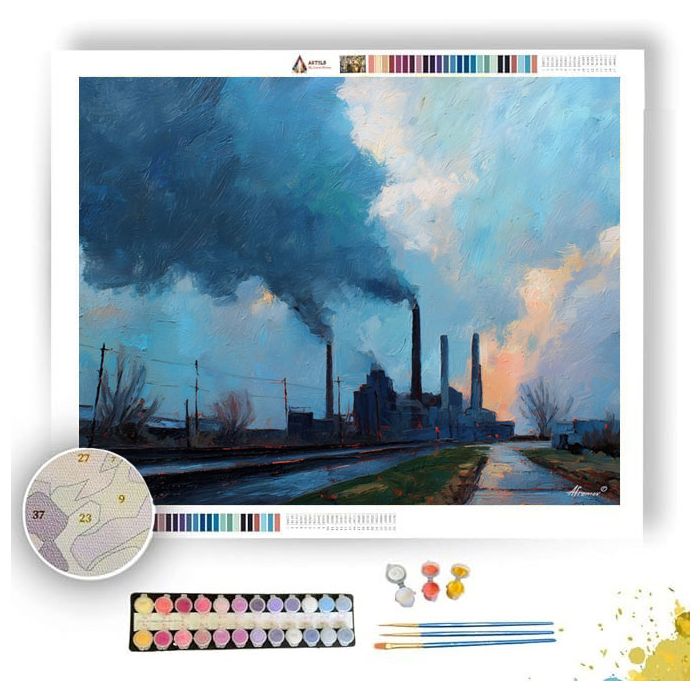 STORM PASSAGE SKY - Paint by Numbers Full Kit