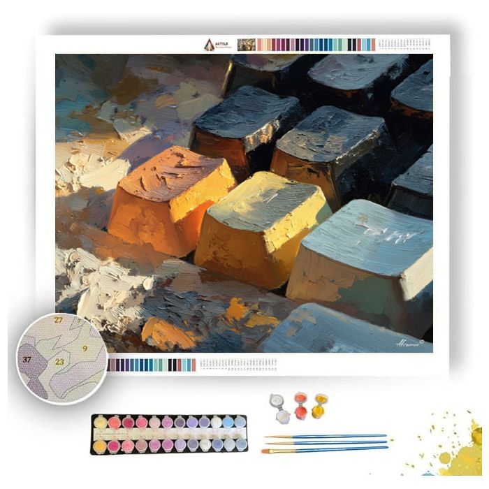 CLOUD CLOSEUP - Paint by Numbers Full Kit