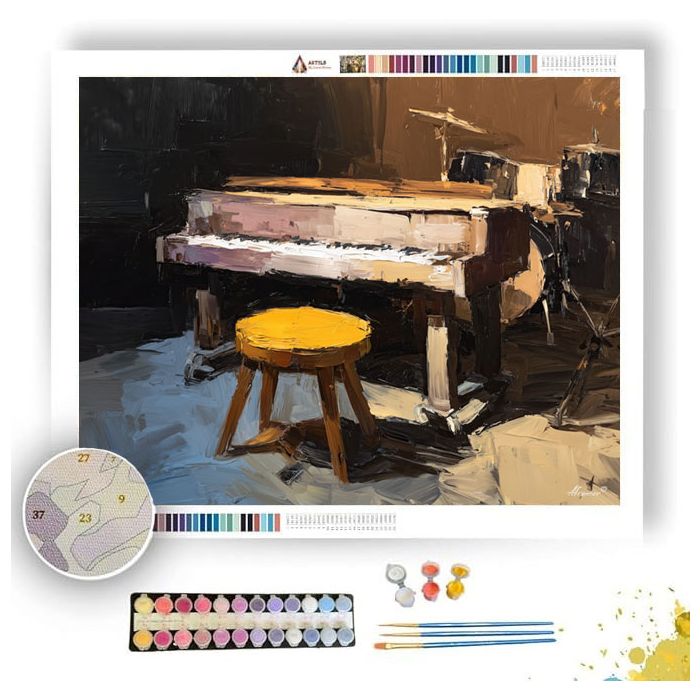BENCH VIEW - Paint by Numbers Full Kit