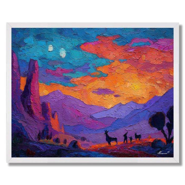 SUNLIT FESTIVAL MOMENT - FRAMED