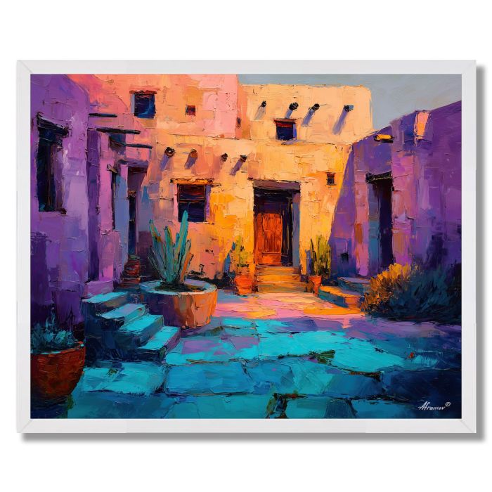 COURTYARD VIGNETTE - FRAMED