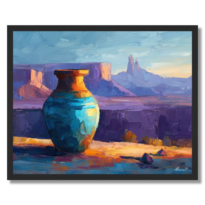 LANTERN VESSEL VIEW - FRAMED