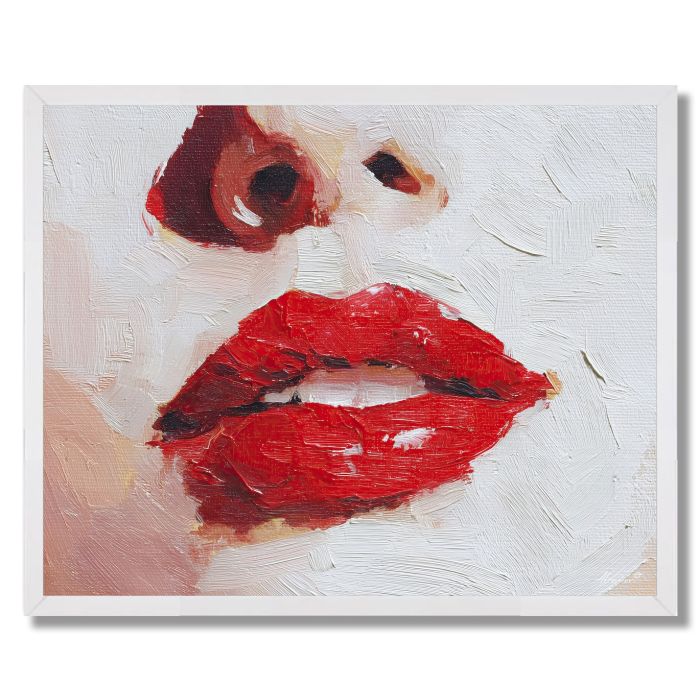 PAPER LIPSTICK - FRAMED
