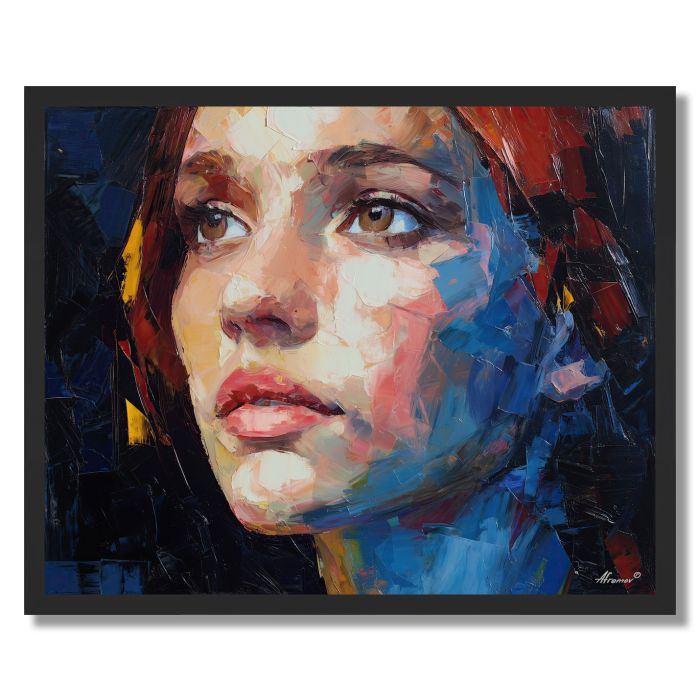 COBALT SHINE VIEW - FRAMED