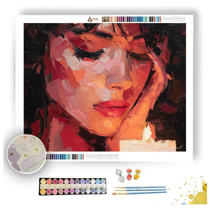 CANDLELIT DRIFT - Paint by Numbers Full Kit
