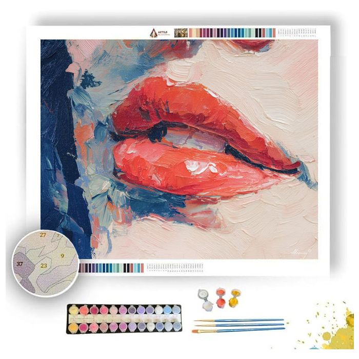 COBALT CORAL DETAIL - Paint by Numbers Full Kit