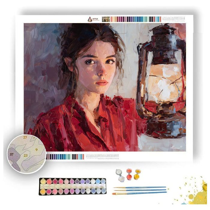 PORTRAIT MOMENT LANTERN - Paint by Numbers Full Kit