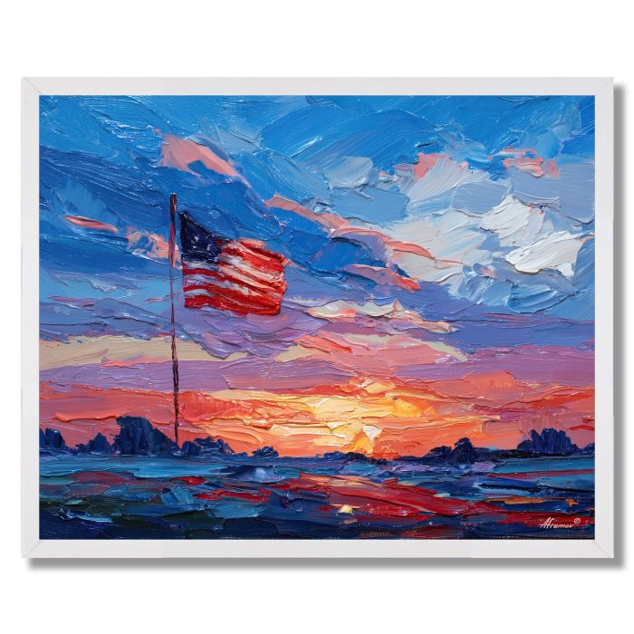 SUNRISE GLOW - FRAMED