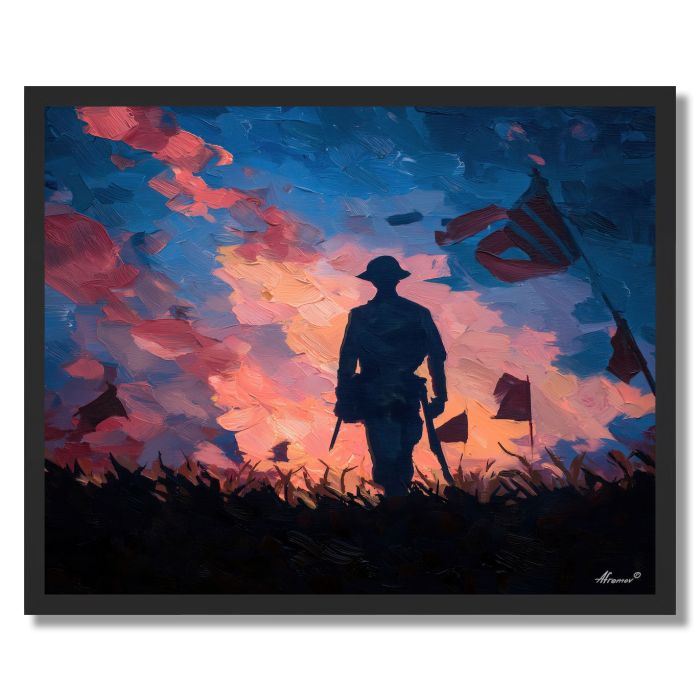 PAPER SILHOUETTE STUDY - FRAMED