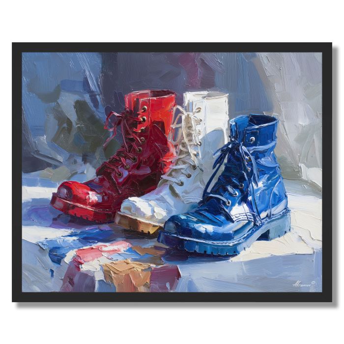 IRON BOOTS HUSH - FRAMED
