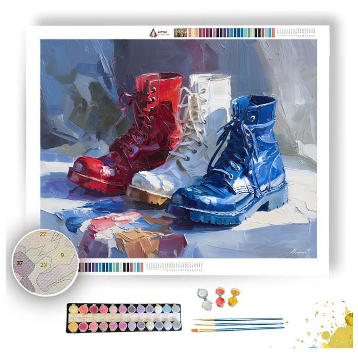 IRON BOOTS HUSH - Paint by Numbers Full Kit