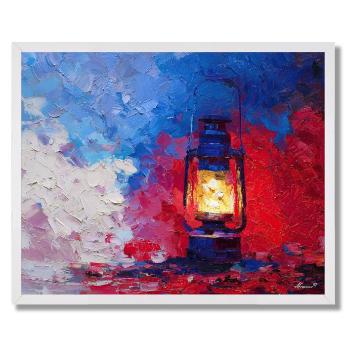 VIGIL MOMENT COBALT - FRAMED