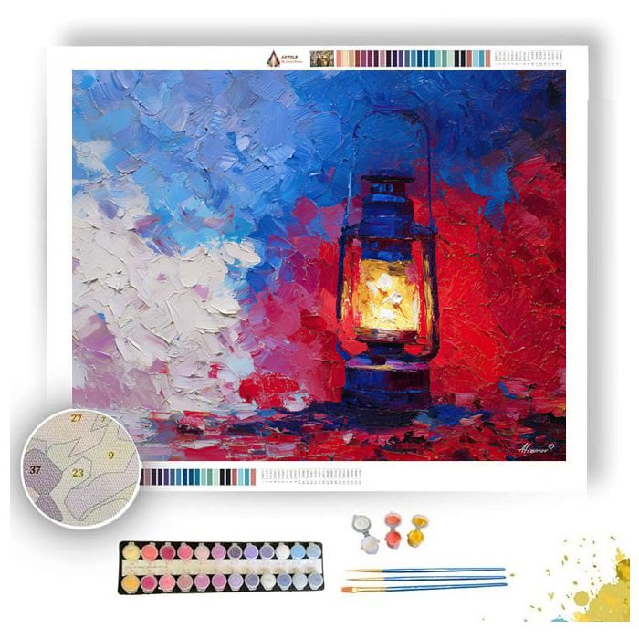 VIGIL MOMENT COBALT - Paint by Numbers Full Kit