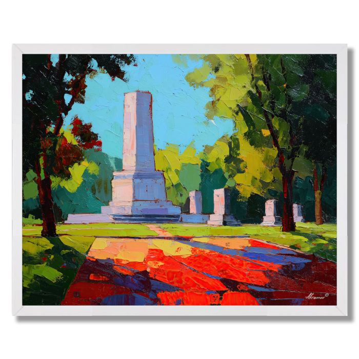 MONUMENT MOMENT STONE - FRAMED