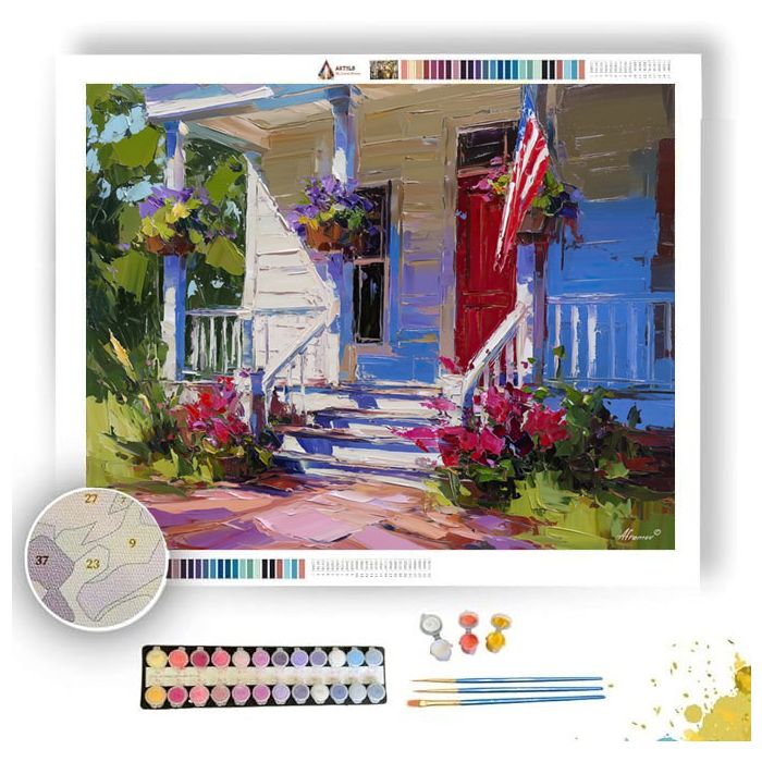 PORCH GLOW - Paint by Numbers Full Kit