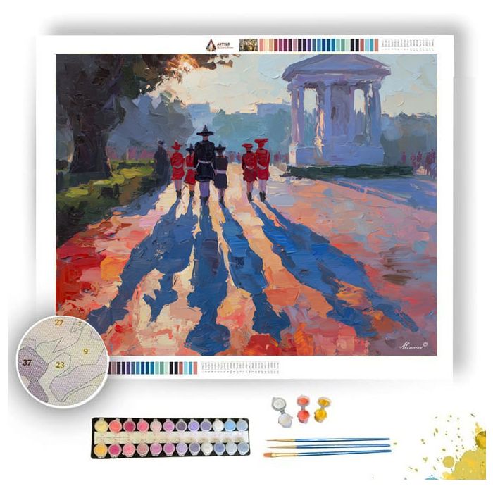 HONOR VIGNETTE STONE - Paint by Numbers Full Kit