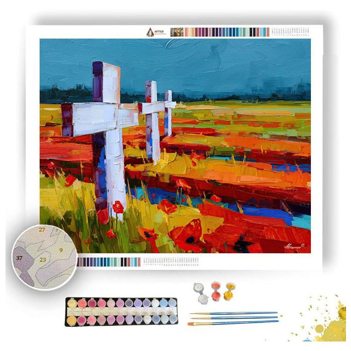 GLASS FIELD - Paint by Numbers Full Kit