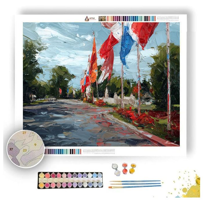 AVENUE MOMENT - Paint by Numbers Full Kit