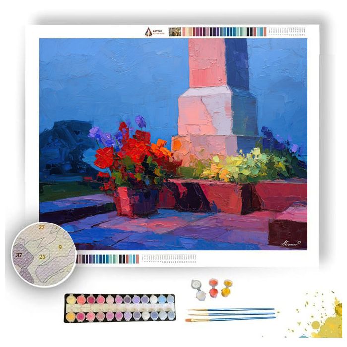 STORM WINDOW TERRACE - Paint by Numbers Full Kit