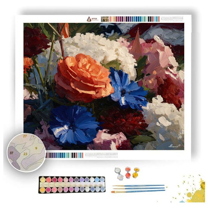MORNING VIGNETTE EMBER - Paint by Numbers Full Kit
