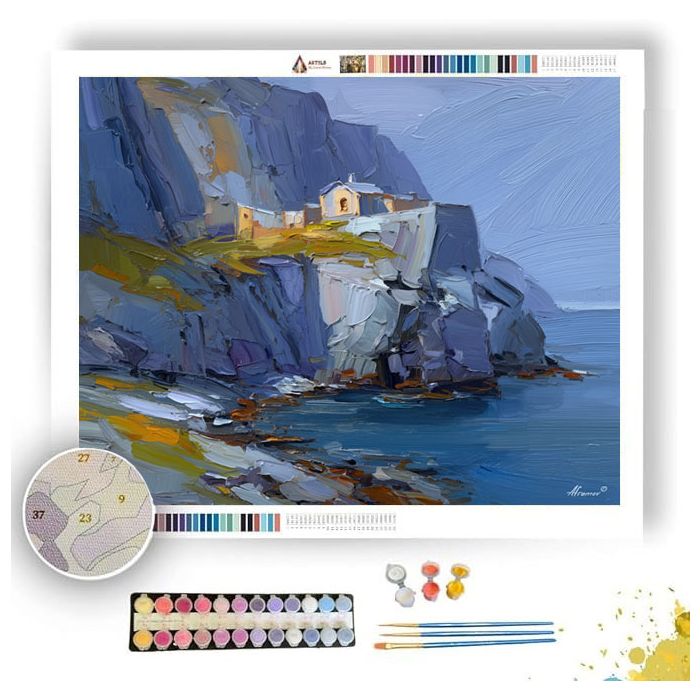 CLIFF VIGNETTE - Paint by Numbers Full Kit