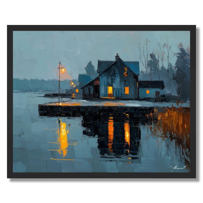 QUIET SCENE - FRAMED