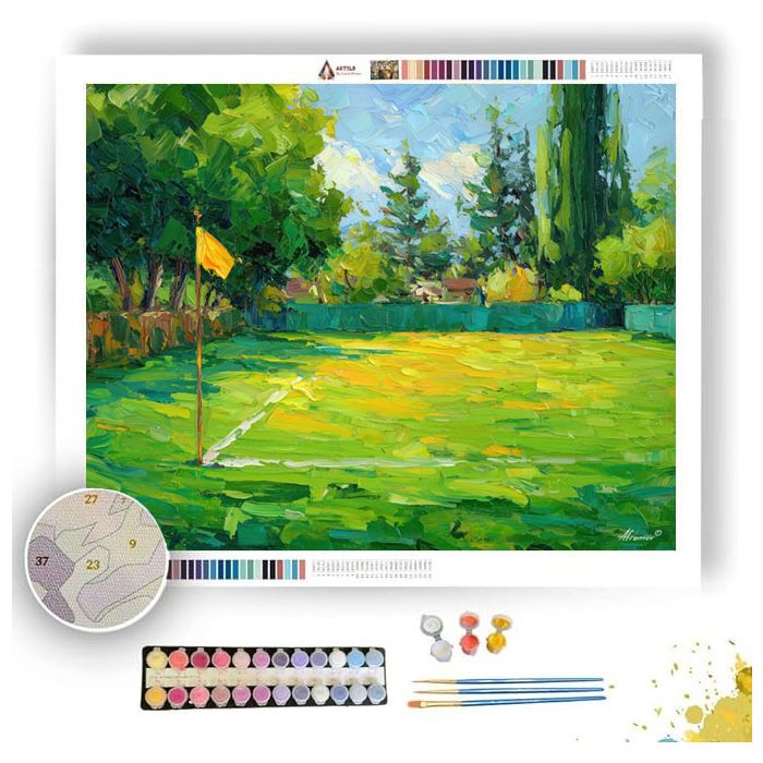 GARDEN CORNER VIEW - Paint by Numbers Full Kit