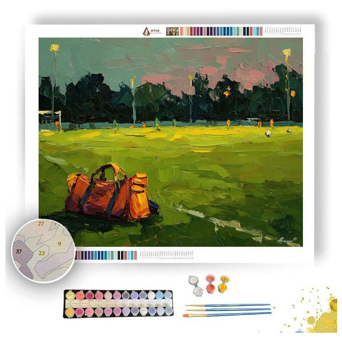 SIDELINE HUSH EMBER - Paint by Numbers Full Kit