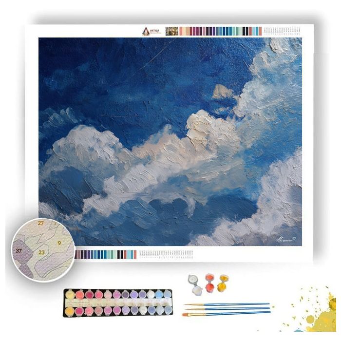 CLOUD CELESTIAL DETAIL - Paint by Numbers Full Kit