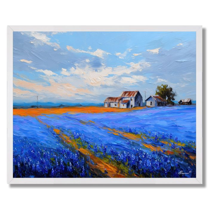 SKY FIELD - FRAMED