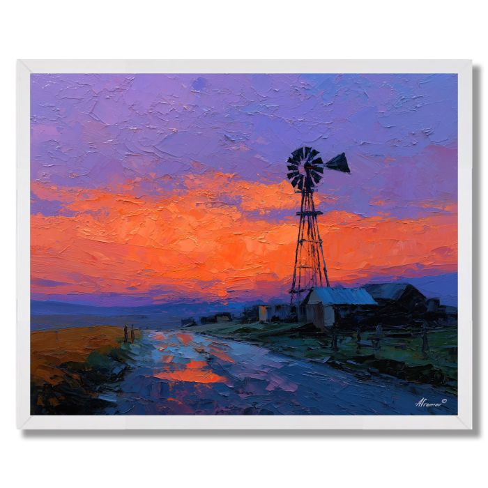 WINDMILL HOUR - FRAMED