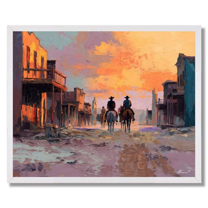 EMBER WESTERN - FRAMED