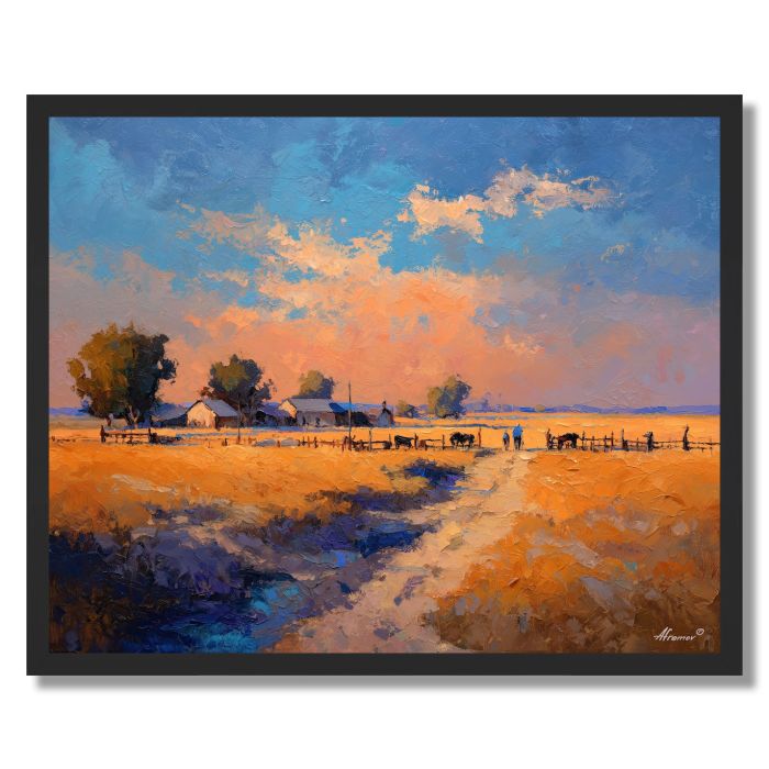 TROUGH PASSAGE - FRAMED