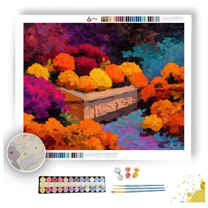 REMEMBRANCE NOTE RIVER - Paint by Numbers Full Kit
