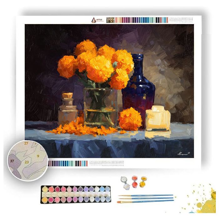 ORANGE STUDY - Paint by Numbers Full Kit