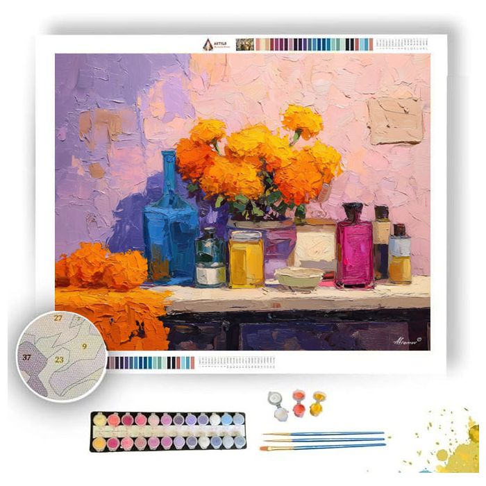 MARIGOLD VIEW - Paint by Numbers Full Kit