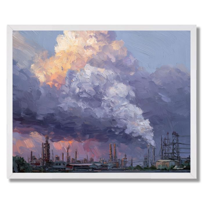 PLUME GLOW - FRAMED