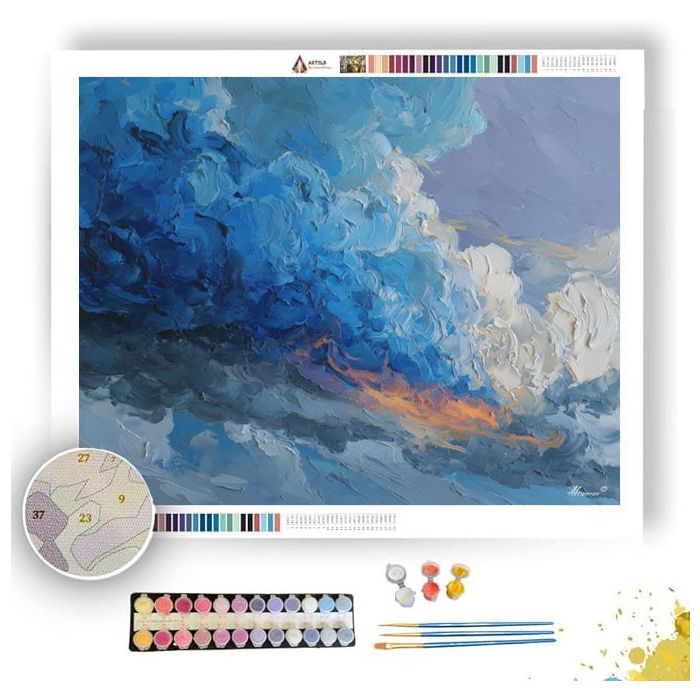 CLOUD VIGNETTE - Paint by Numbers Full Kit