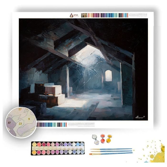 QUIET ATTIC - Paint by Numbers Full Kit